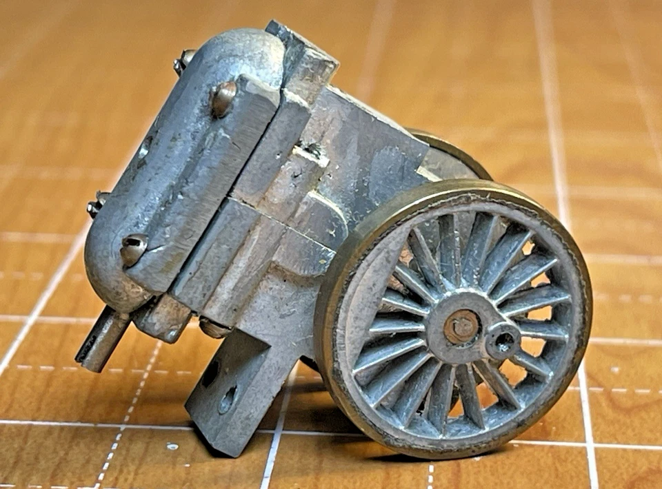 DRIVE GEAR TRANSFER 4-6-2 PACIFIC STEAM LOCOMOTIVE POST-WAR BRASS DIECAST MANTUA - Image 1 of 4