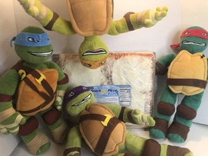 Teenage Mutant Ninja Turtles Plüsch 4 Stück 12 Zoll TMNT Nickelodeon Universum 2022 - Bild 1 von 14