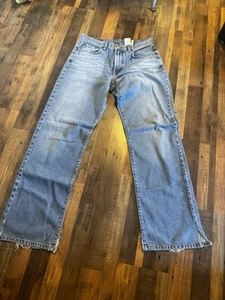 LUCKY BRAND VINTAGE Y2K LOOSE FIT MECHANIC WASH 38 SHORT 30 BAGGY WIDE LEG JEANS - Picture 1 of 9