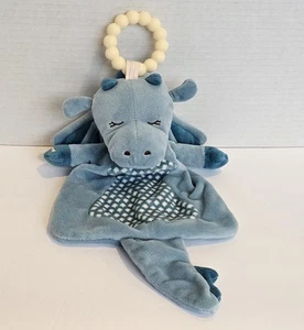 Douglas Bebé Dragón Mordedor Demitri Peluche Animal Silicona Azul 2020 12" - Imagen 1 de 7
