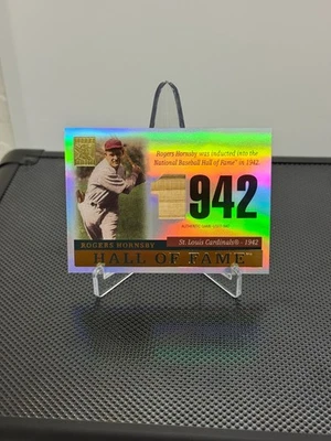 2004 Topps Tribute ROGERS HORNSBY Hall Of Fame Game Used Bat Relic! - Image 1 of 2