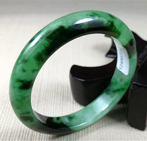 Bracciale Giada Giadeite Verde Ghiaccio Naturale 55MM Bracciale Giadeite Giada - Foto 1 di 11