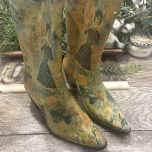 Botas de lluvia y nieve BOPS by Beehive Western talla 6 estilo vintage - Imagen 1 de 4