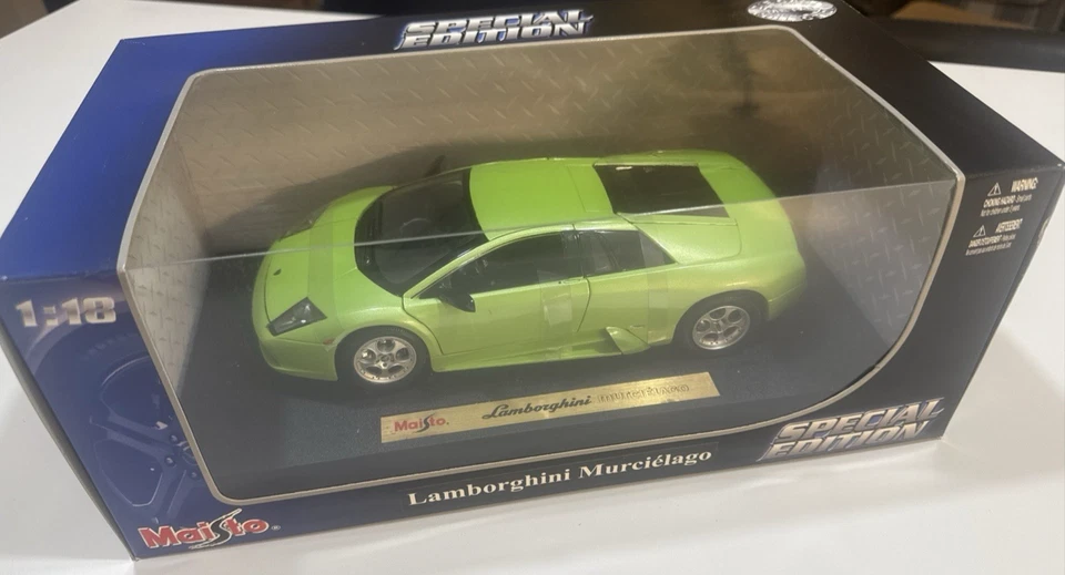 Maisto Edición Especial 1:18 Lamborghini Murcielago Verde - Nuevo Foto 1 de 1