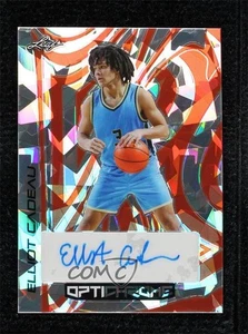 2022-23 Leaf Optichrome Red Crystals /4 Elliot Cadeau #BA-EC1 Auto - Picture 1 of 3