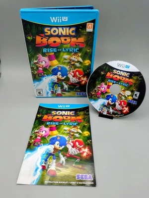 Sonic Boom Rise of Lyric Wii U Nintendo CIB! Like New Condition Next Day Ship - Image 1 of 2