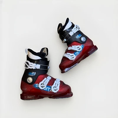 Salomon T3 Alpine Youth Ski Boots Size Mondo 22 22.5 265 mm - Image 1 of 4