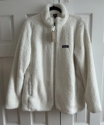 Patagonia Los Gatos Sherpa Fleece Jacket Full Zip Birch White XL NWT* - Image 1 of 3