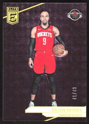 1541G 2023-24 Donruss Elite #151 Dillon Brooks Purple #/49 - Image 1 of 2