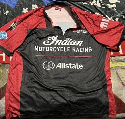 Indian Motorcycle 1/4 Zip Shirt - Image 1 of 2