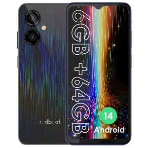 D5 Smartphone Android 14 sbloccato 8 core 1,6 GHz processore 6,52 pollici IPS, 5000... - Foto 1 di 7