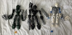 LEGO Bionicle Complete Lot Toa Inika Kongu #8731 Nuparu #8729 And Matoro #8732