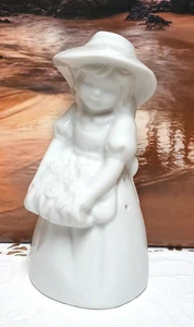 Vintage Coty Marke weiß Porzellan Mädchen Pomander Beutel Figur - Bild 1 von 7