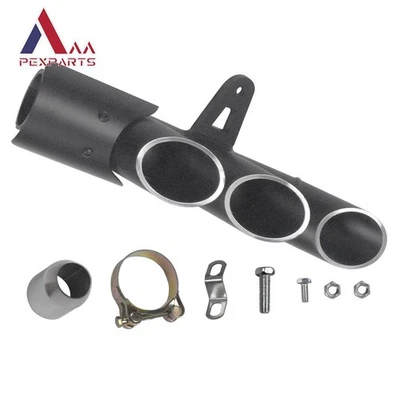 2in Aluminum Exhaust Tail Pipe Left Fits GSX-R/S1000RR/CBR250RR R6 Needs Adapter - Image 1 of 4