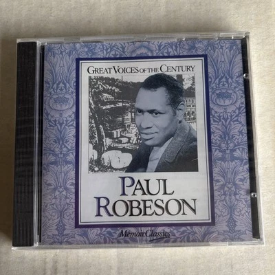 Paul Robeson- Great Voices Of The Century- Memoir Classics NEW SEALED CD - Image 1 of 3
