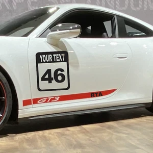 Calcomanías de matrícula de coche de carreras Club Motorsport - vinilo texto personalizado + 2 NP2 gratis - Imagen 1 de 4