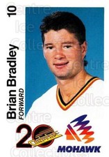 1989-90 Vancouver Canucks Mohawk #4 Brian Bradley