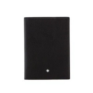 Montblanc Meisterstück Cuero Grano Suave Portapasaporte Cubierta Cartera Monedero Hombres - Imagen 1 de 9