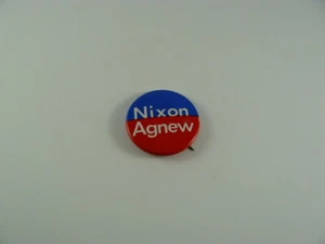 NIXON AGNEW 1972 CAMPAIGN BUTTON - Picture 1 of 2