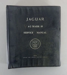 Manuale Officina/Manuale di Servizio Jaguar Mark 10 / Mk. X 4,2 Litro Engl - Foto 1 di 9