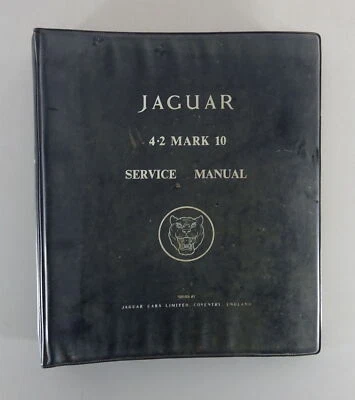 Manuale Officina/Manuale di Servizio Jaguar Mark 10 / Mk. X 4,2 Litro Engl - Immagine 1 di 4
