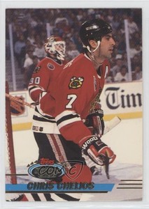 1993-94 Topps Stadium Club Chris Chelios #420 HOF