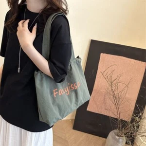 Lässig Tragetaschen mit Kordelzug Koreanisch Handtasche Täglich - Picture 1 of 20