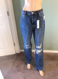 Brandneu mit Etikett Free People / Rolla's klassische gerade Celine Jeans - 29 - Bild 1 von 8