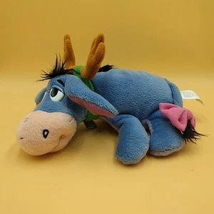Mattel Disney | Holiday Eeyore | 7" Plush Reindeer Antlers Christmas Beanie - Picture 1 of 13