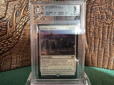 Cathars’ Crusade - MTG - Commander 2014 - Mint. BGS 9 with a 9.5 and 10. POP 1 - Image 1 of 4