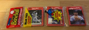 1990 Donruss Pack Felix Jose Athletics Eric Yelding Astros Wally Backman Twins