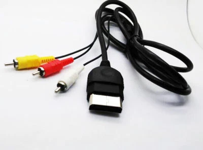 6 ft AV Cord Composite AV Cable RCA Cable Lead For XBOX ORIGINAL CLASSIC 1 - Image 1 of 2