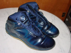2002 Nike Air Max Elite Battlegrounds Mid Navy/Silver Shoes! Size 14 Sold As Is! - Picture 1 of 23