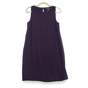 American Living Ralph Lauren Dress Eggplant Stretch Size 6 - Picture 1 of 10