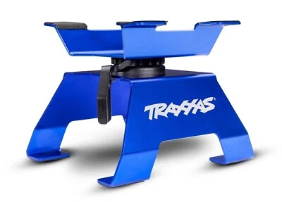 TRAXXAS 8796-BLUE Stand Supporto Girevole Alluminio per Automedelli 1/8 o 1/10 - Immagine 1 di 3