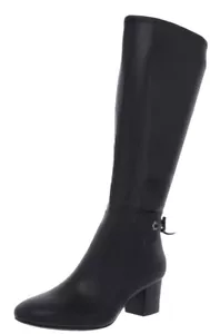 Botas CHARTER CLUB para mujer negras cómodas Jaccquep punta redonda tacón bloque 8 m - Imagen 1 de 9