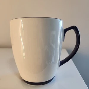 White Outside Purple Inside 12 oz Coffee Mug - Picture 1 of 15