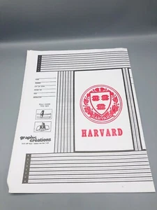 Cubierta de libro de texto vintage de la Universidad de Harvard - Imagen 1 de 7