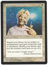 MTG Enlightened Tutor, Mirage; Magic the Gathering Card; NM