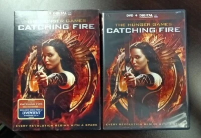 The Hunger Games: Catching Fire (DVD, 2013) W/ Slip Cover Used Fast Shipping 🎥 - Image 1 of 4