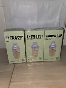 (3) Plastic Shaker Cocktail 700Cc / 24 Oz Drink Mixer with Marks Clear New - Picture 1 of 5
