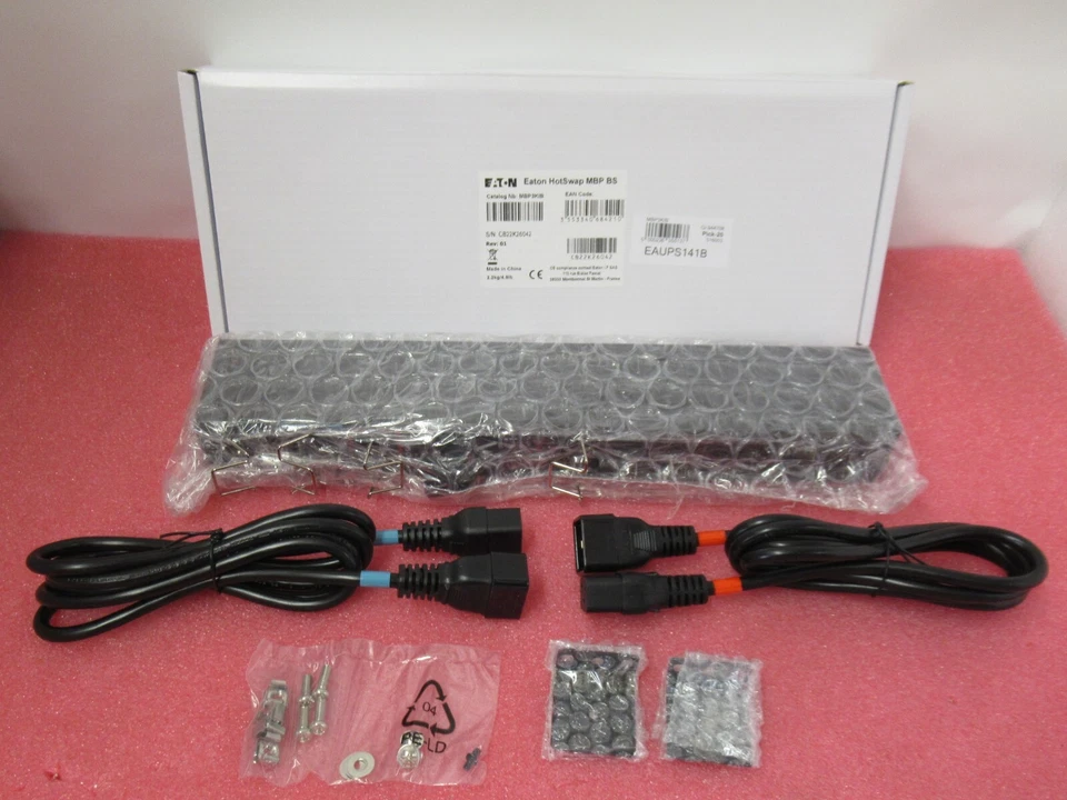 New Eaton MBP3KIB Hotswap MBP BS 3000VA 1U Rackmount Maintenance Bypass Panel - Image 1 of 4