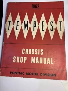 PONTIAC TEMPEST ORIGINAL FACTORY CHASSIS SERVICE MANUAL SHOP 1962 - Picture 1 of 7