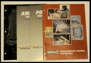 CARRIER VIBRATING CONVEYOR SET OF 4 CATALOGS - Foto 1 di 5
