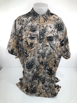 GAME GUARD Brush Desert Embroidered BOB WHITE QUAIL Camouflage Hunting 2XL Shirt - Image 1 of 4