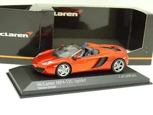 MINICHAMPS 1/43 - McLaren MP4-12C Spider Arancione Vulcano - Foto 1 di 2