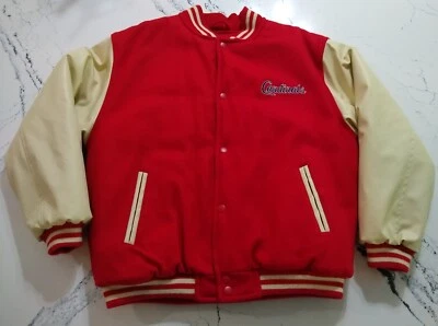 Jaqueta de lã vintage St Louis Cardinals MLB mercadoria juvenil grande/pequena adulto BOM - Imagem 1 de 4