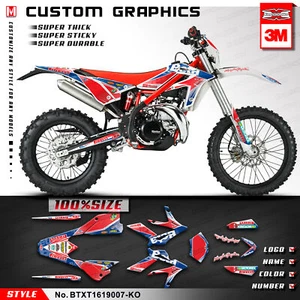 Kungfu Graphics Vinyl Decal Stickers for Beta 300 X-trainer 2016 2017 2018 2019 - Picture 1 of 18