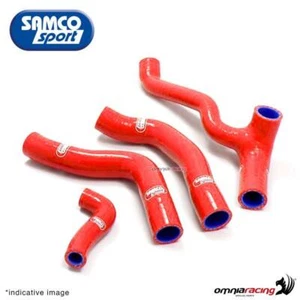 Kit de durites de radiateur Samco rouge pour Honda CRF450R 2013/2014 - Photo 1/5