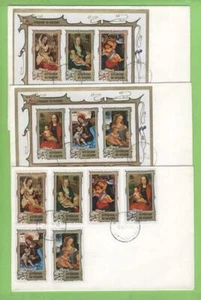 Burundi 1974 Christmas Charity set & mini sheets, three First Day Covers - Picture 1 of 1